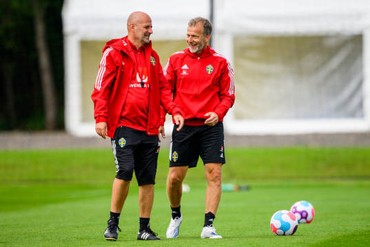Magnus Wikman, assistant coach and Pontus Ekblom, physio