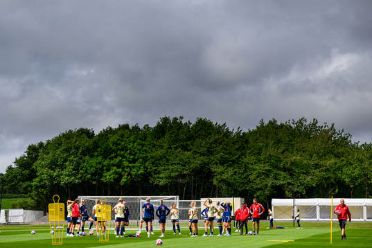 Players gather