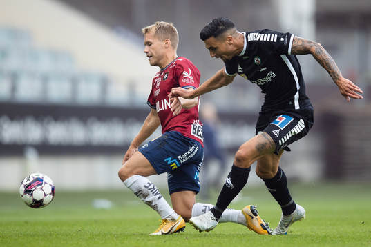 Örgrytes Hampus Dahlqvist och Örebros Ahmed Yasin
