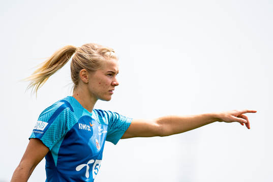 Ada Hegerberg of the Norwegian national football team