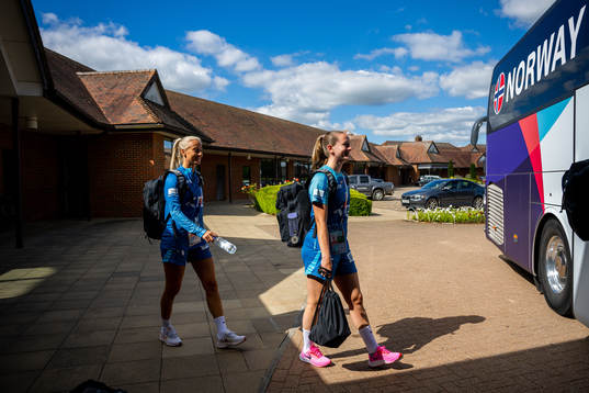 Anja Sønstevold and Elisabeth Terland of the Norwegian