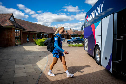 Sophie Román Haug of the Norwegian national football team