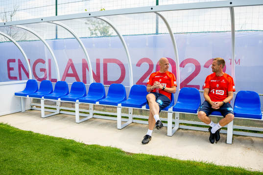 Anders Jacobson, assistant coach, and Martin Sjögren, head