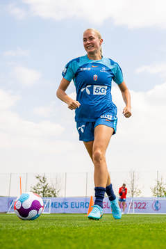 Guro Bergsvand of the Norwegian national football team