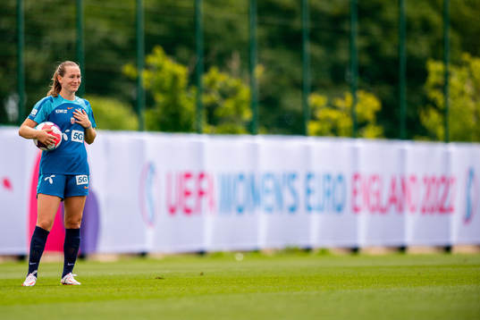 Elisabeth Terland of the Norwegian national football team