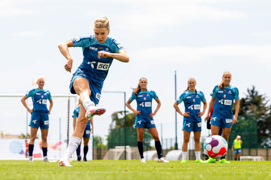 Ada Hegerberg of the Norwegian national football team