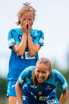 Caroline Graham Hansen and Guro Reiten of the Norwegian