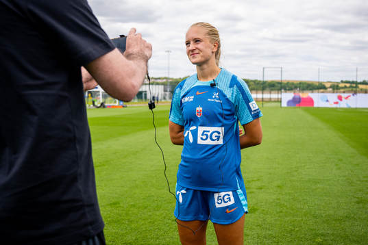 Amalie Eikeland of the Norwegian national football team