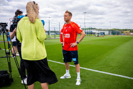 Martin Sjögren, head coach of the Norwegian national