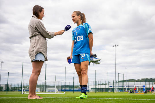 Guro Reiten of the Norwegian national football team is