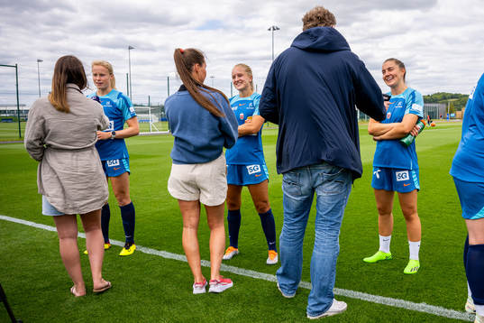 Julie Blakstad, Amalie Eikeland and Vilde Bøe Risa of the