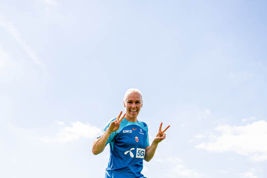 Maria Thorisdottir of the Norwegian national football team