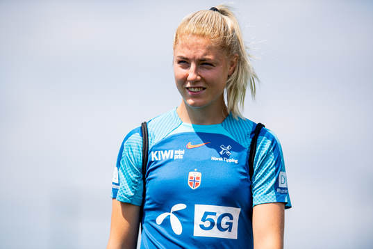 Sophie Román Haug of the Norwegian national football team