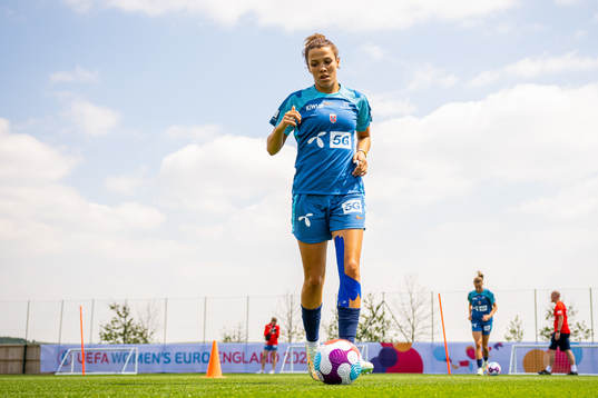 Celin Bizet Ildhusøy of the Norwegian national football