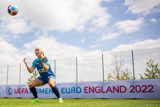 Maria Thorisdottir of the Norwegian national football team