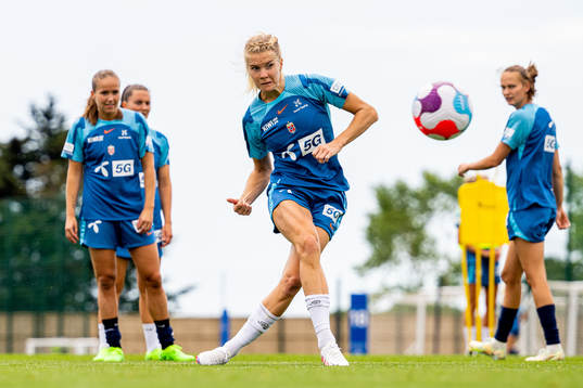 Ada Hegerberg of the Norwegian national football team