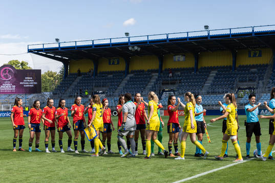 Players of Sweden and players of Spain