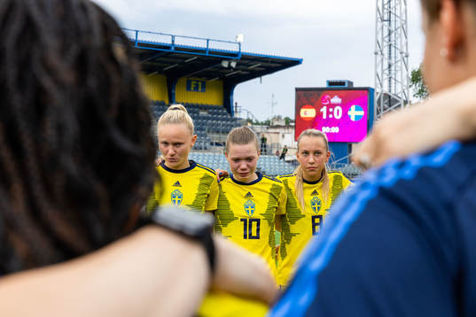 Matilda Vinberg, Bea Sprung and Sara Eriksson of Sweden