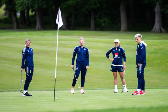 Olivia Schough, Fridolina Rolfö, Magdalena Eriksson and