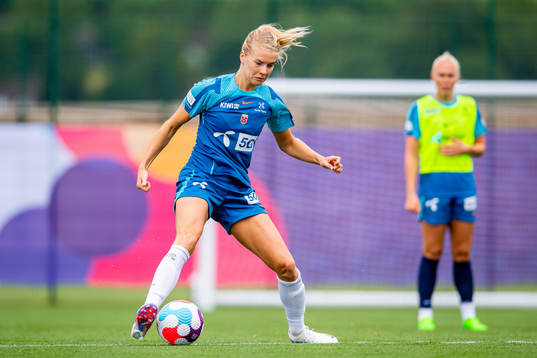 Ada Hegerberg of the Norwegian national football team at a