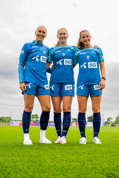 Maria Thorisdottir, Elisabeth Terland and Tuva Hansen of