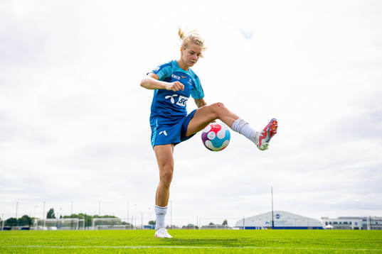 Ada Hegerberg of the Norwegian national football team at a