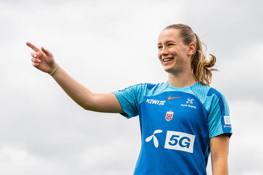 Elisabeth Terland of the Norwegian national football team