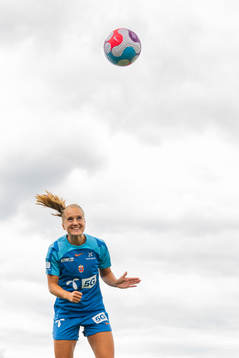 Amalie Eikeland of the Norwegian national football team at