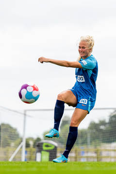 Guro Bergsvand of the Norwegian national football team at a