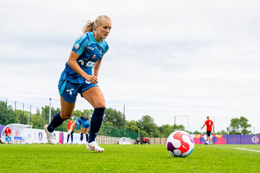 Amalie Eikeland of the Norwegian national football team at