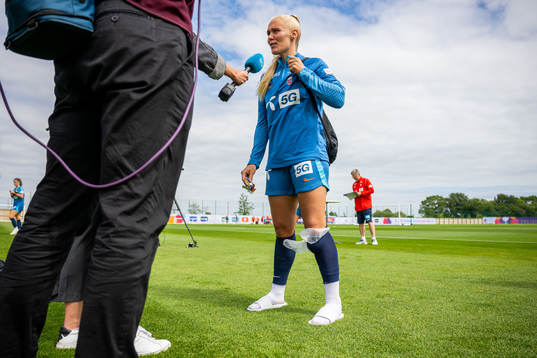 Maria Thorisdottir of the Norwegian national football team