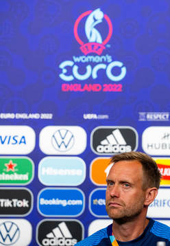 Head coach Martin Sjögren of the Norwegian national
