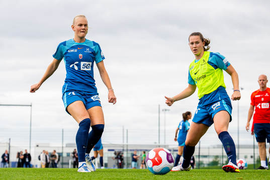 Karina Sævik and Elisabeth Terland of the Norwegian