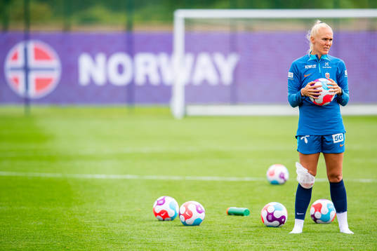 Maria Thorisdottir of the Norwegian national football team