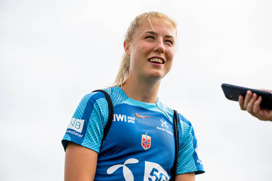 Sophie Román Haug of the Norwegian national football team