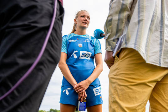 Frida Maanum of the Norwegian national football team at a