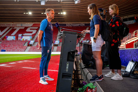 Martin Sjögren, head coach of the Norwegian national