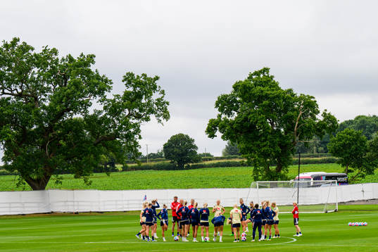 Players gather