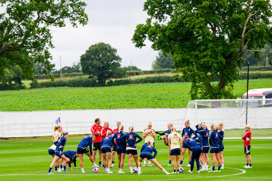 Players gather