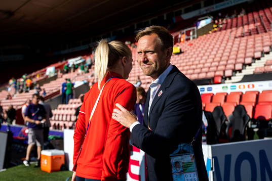 Head coach Martin Sjögren of Norway