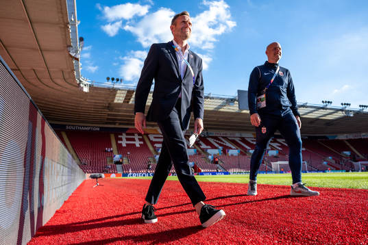 Head coach Martin Sjögren and assistant coach Anders
