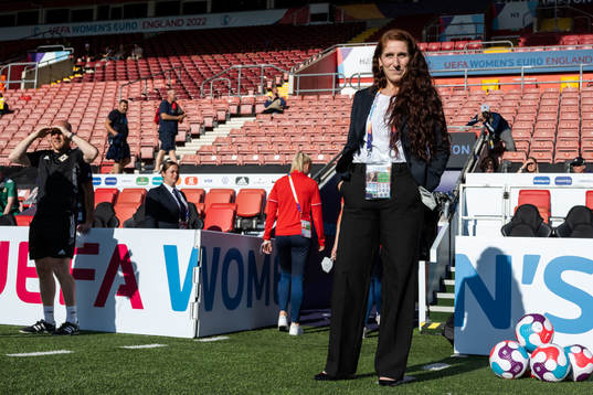 Lise Klaveness, president of the Norwegian Football