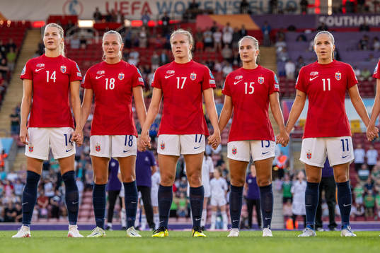 Ada Hegerberg, Frida Maanum, Julie Blakstad, Amalie