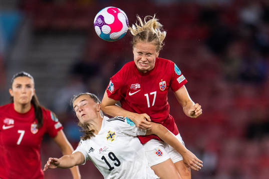 Emily Wilson of Northern Ireland and Julie Blakstad of