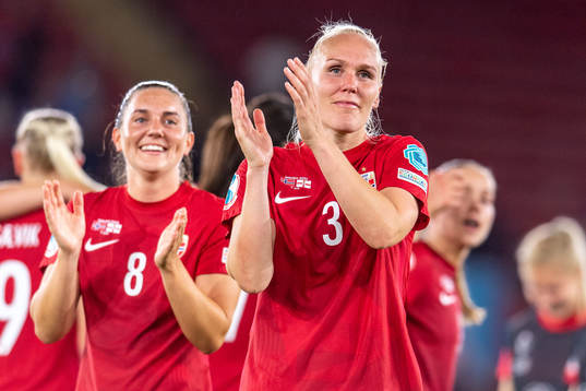 Maria Thorisdottir celebrates