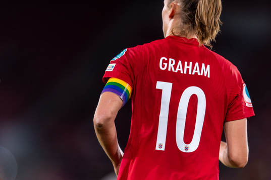 Captains armband of Caroline Graham Hansen of Norway