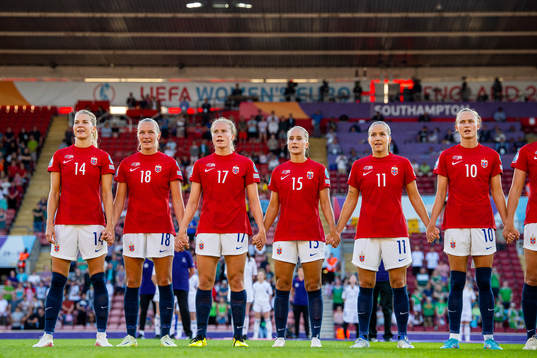 Ada Hegerberg, Frida Maanum, Julie Blakstad, Amalie