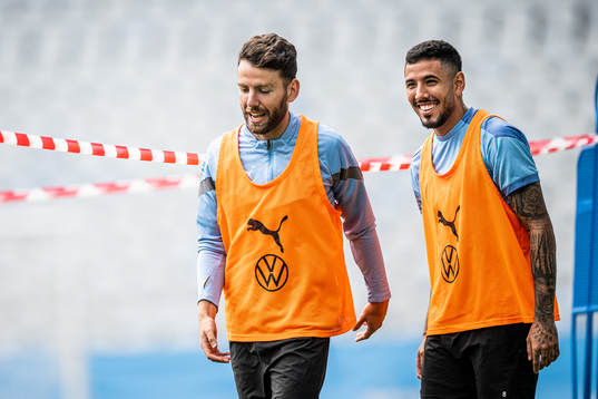Erdal Rakip och Sergio Pena