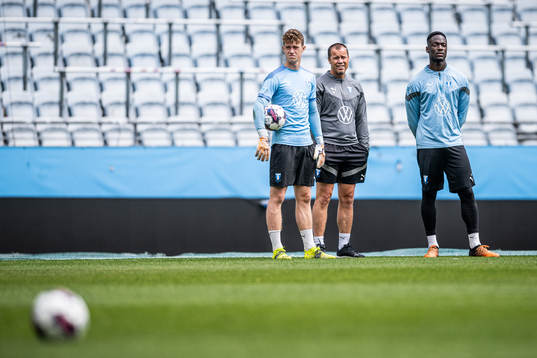 Målvakt Viktor Andersson, Daniel Andersson, head of sports