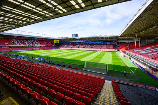 Interior view of Bramall Lane
